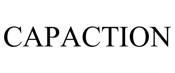 Trademark Logo CAPACTION