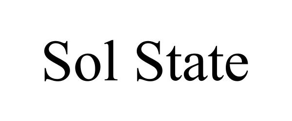 Trademark Logo SOL STATE