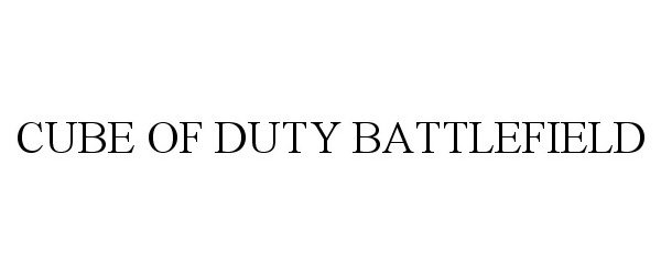  CUBE OF DUTY BATTLEFIELD