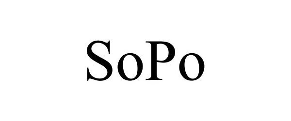 Trademark Logo SOPO