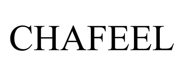 Trademark Logo CHAFEEL