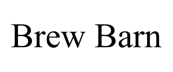 Trademark Logo BREW BARN