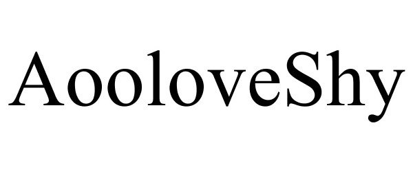 Trademark Logo AOOLOVESHY