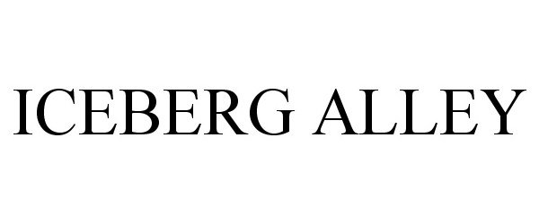 Trademark Logo ICEBERG ALLEY