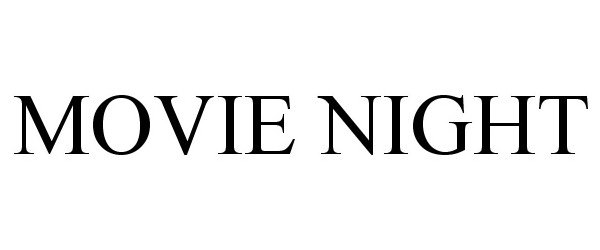 Trademark Logo MOVIE NIGHT