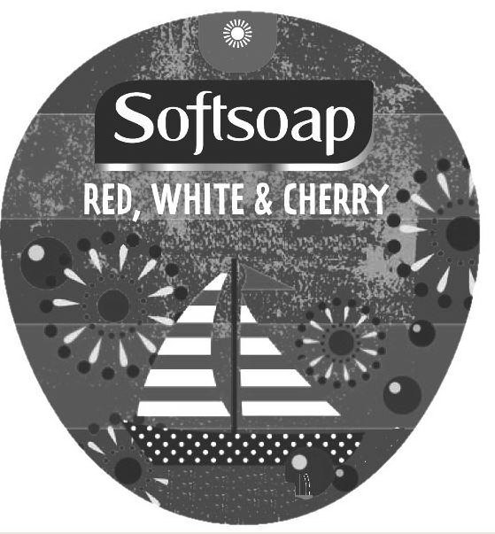 Trademark Logo SOFTSOAP RED, WHITE & CHERRY