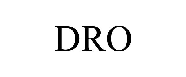 Trademark Logo DRO