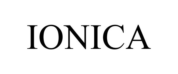 Trademark Logo IONICA