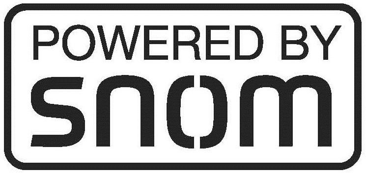 Trademark Logo POWERED BY SNOM