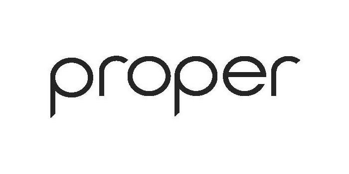 Trademark Logo PROPER