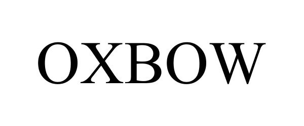 Trademark Logo OXBOW