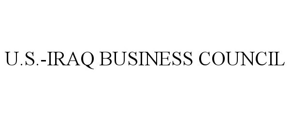  U.S.-IRAQ BUSINESS COUNCIL