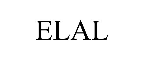 Trademark Logo ELAL