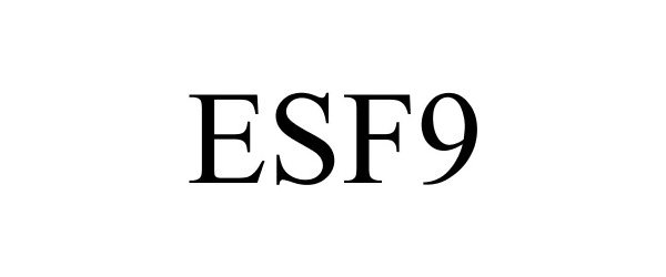 Trademark Logo ESF9