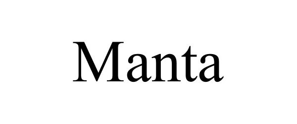 Trademark Logo MANTA