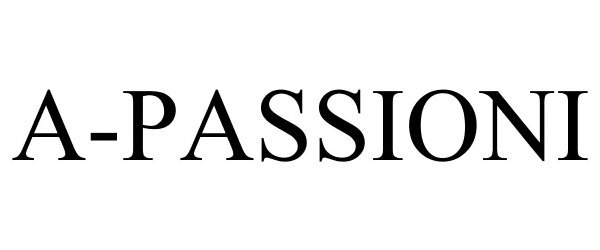 Trademark Logo A-PASSIONI