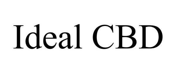 Trademark Logo IDEAL CBD
