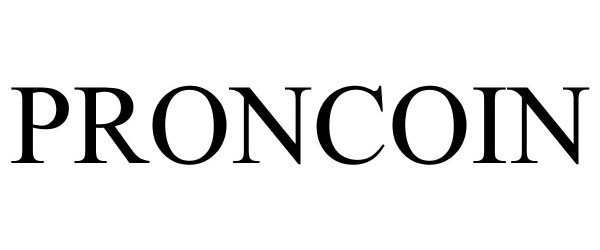 Trademark Logo PRONCOIN