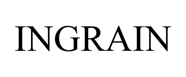 Trademark Logo INGRAIN
