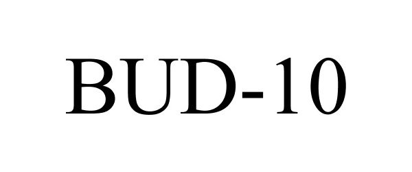 Trademark Logo BUD-10