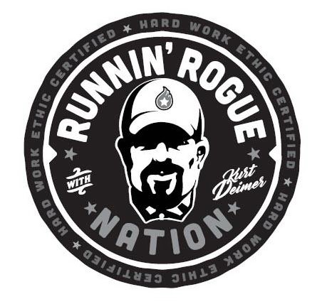 Trademark Logo RUNNIN' ROGUE NATION WITH KURT DEIMER HARD WORK ETHIC CERTIFIED