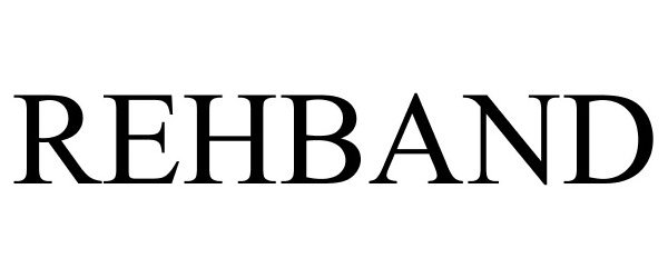 Trademark Logo REHBAND