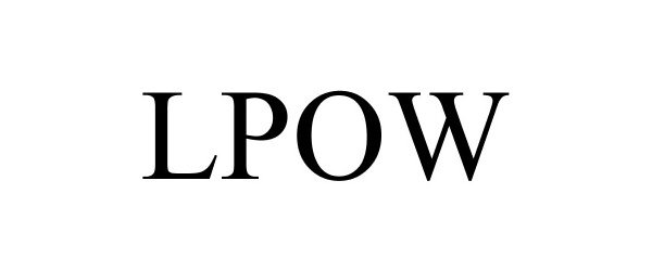 Trademark Logo LPOW