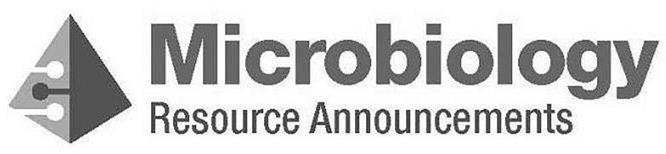 Trademark Logo MICROBIOLOGY RESOURCE ANNOUNCEMENTS