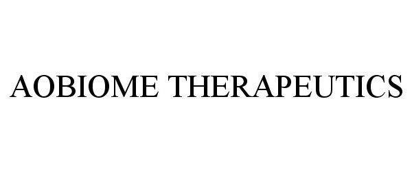 Trademark Logo AOBIOME THERAPEUTICS