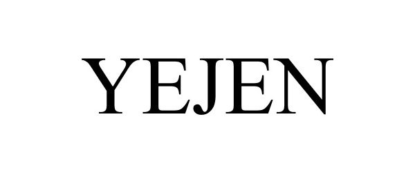 Trademark Logo YEJEN