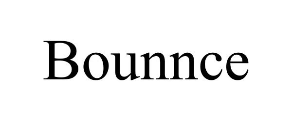 Trademark Logo BOUNNCE