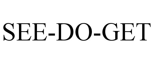 Trademark Logo SEE-DO-GET