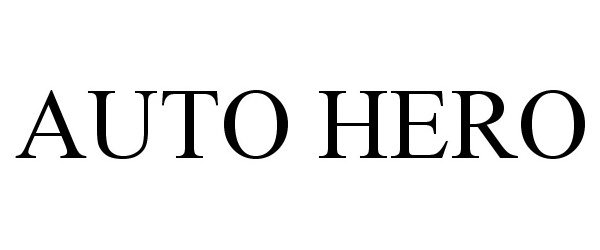 Trademark Logo AUTO HERO