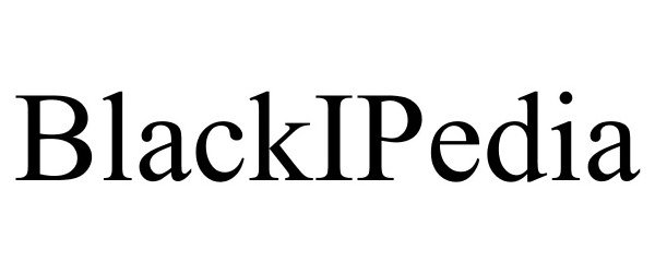 Trademark Logo BLACKIPEDIA