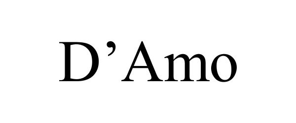 Trademark Logo D'AMO