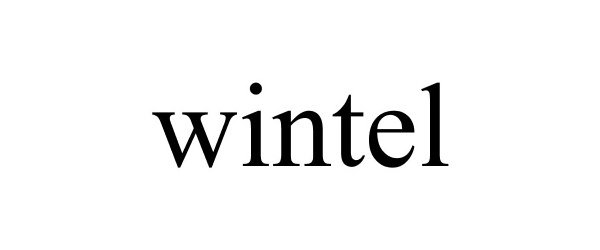 Trademark Logo WINTEL