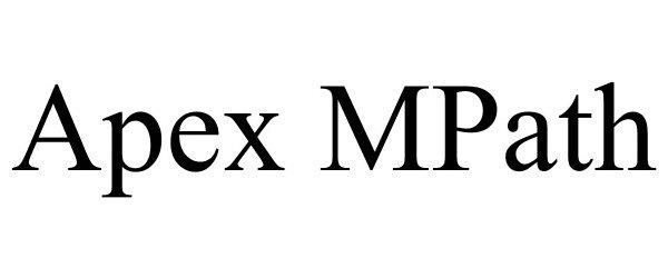 Trademark Logo APEX MPATH