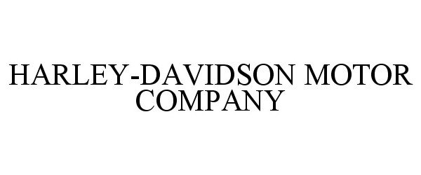 Trademark Logo HARLEY-DAVIDSON MOTOR COMPANY
