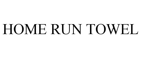 Trademark Logo HOME RUN TOWEL