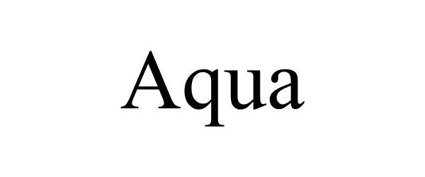 Trademark Logo AQUA