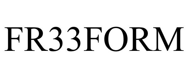 Trademark Logo FR33FORM