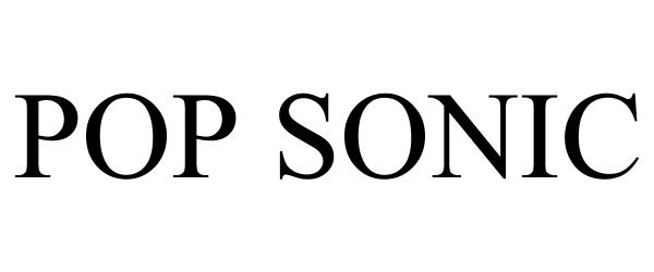 Trademark Logo POP SONIC