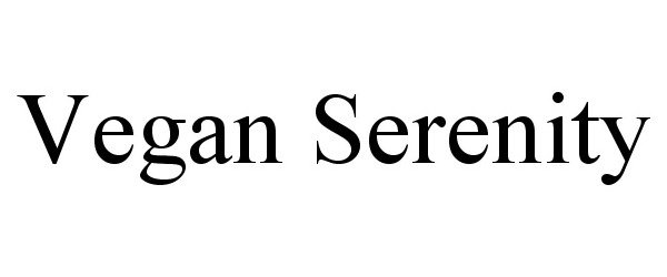 Trademark Logo VEGAN SERENITY