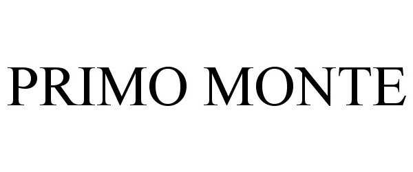 Trademark Logo PRIMO MONTE