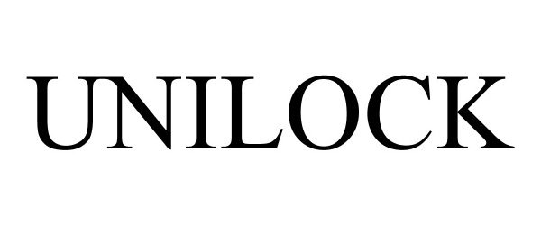 Trademark Logo UNILOCK