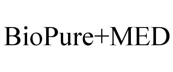 Trademark Logo BIOPURE+MED