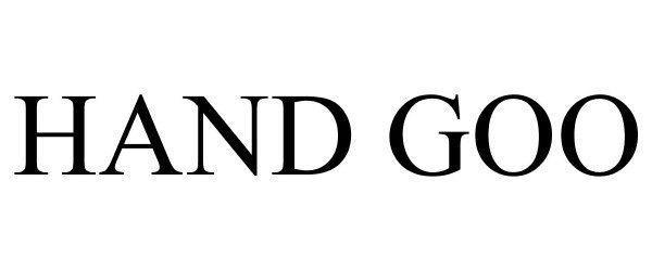 Trademark Logo HAND GOO