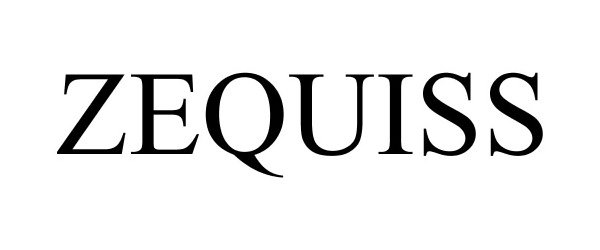 Trademark Logo ZEQUISS