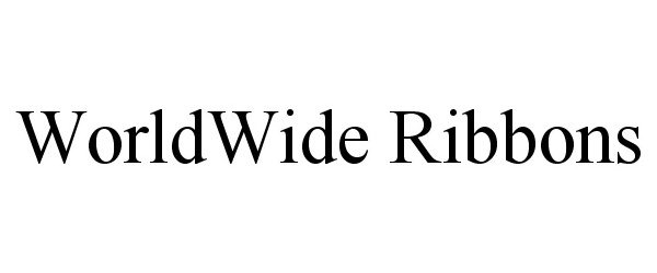 Trademark Logo WORLDWIDE RIBBONS