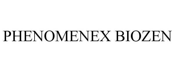  PHENOMENEX BIOZEN